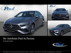 Metalliclack mountaingrau Gebraucht 2024 Mercedes A250 AMG Limousine | 37.890 € (Teuer)