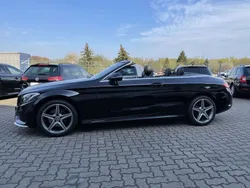 Schwarz Gebraucht 2017 Mercedes C220 AMG Cabrio | 26.990 € (Etwas zu teuer)
