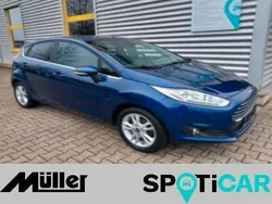 Blau Gebraucht 2017 Ford Fiesta Titanium Kleinwagen | 10.650 € (Fairer Preis)