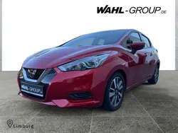 Rot Gebraucht 2018 Nissan Micra Acenta Kleinwagen | 9.450 € (Fairer Preis)