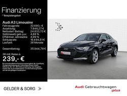 Mythosschwarz metallic Gebraucht 2025 Audi A3 Advanced Plus Limousine | 32.680 € (Superpreis)