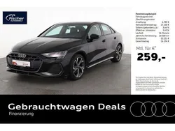 Mythosschwarz metallic Gebraucht 2024 Audi A3 S-Line Limousine | 33.880 € (Etwas zu teuer)