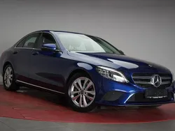 Blau Gebraucht 2021 Mercedes C220 Avantgarde Limousine | 28.490 € (Fairer Preis)