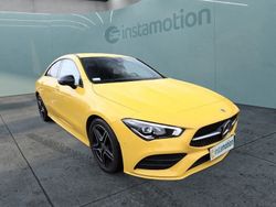 Gelb Gebraucht 2021 Mercedes CLA200 AMG line Limousine | 30.738 € (Etwas zu teuer)