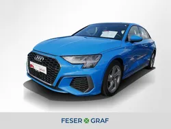 Turboblau Gebraucht 2022 Audi A3 Sportback S-Line Limousine | 28.440 € (Etwas zu teuer)