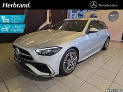 Metalliclack hightechsilber Gebraucht 2022 Mercedes C300 AMG Kombi | 34.480 € (Guter Preis)