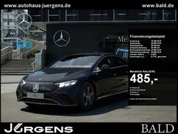 Schwarz obsidianschwarz metall Gebraucht 2024 Mercedes EQE350 AMG Limousine | 51.540 € (Fairer Preis)