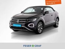 Deep black perleffekt schwarz Gebraucht 2024 VW T-Roc Cabriolet Move Cabrio | 28.740 € (Superpreis)