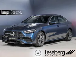 Blau Gebraucht 2024 Mercedes C220 AMG Limousine | 43.380 € (Etwas zu teuer)