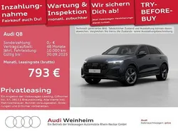 Waitomoblau metallic Gebraucht 2024 Audi Q8 Ambiente SUV | 72.991 € (Guter Preis)