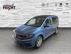 Blau (acapulcoblau metallic) Gebraucht 2018 VW Caddy Maxi Trendline Van / Kleinbus | 24.979 € (Fairer Preis)