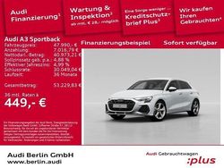 Weiß (gletscherweiß metallic) Gebraucht 2025 Audi A3 Sportback e-tron S-Line Kleinwagen | 47.991 €