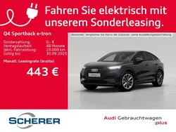 Mythosschwarz metallic (metallic) Gebraucht 2024 Audi Q4 Sportback e-tron Ambiente SUV | 49.990 € (Fairer Preis)