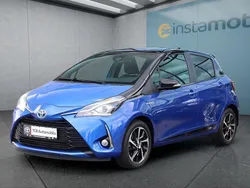 Blau Gebraucht 2019 Toyota Yaris Hybrid Kleinwagen | 18.399 € (Teuer)