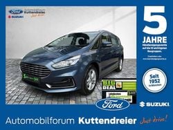 Chromablau metallic Gebraucht 2021 Ford S-MAX Titanium Van / Kleinbus | 27.440 € (Superpreis)