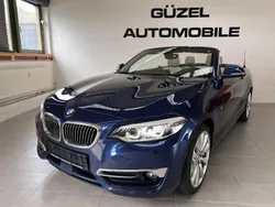 Mediterranblau metallic Gebraucht 2018 BMW 230 Luxury Line Cabrio | 24.480 € (Fairer Preis)