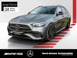 Grau Gebraucht 2024 Mercedes C220 AMG Limousine | 42.490 € (Fairer Preis)