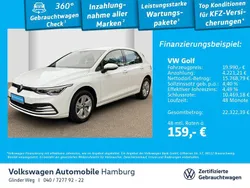 Pure white Gebraucht 2022 VW Golf VIII Life Limousine | 19.990 € (Fairer Preis)