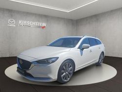 Snowflake white pearl (metallic) Gebraucht 2019 Mazda 6 Sports-Line Kombi | 22.999 € (Etwas zu teuer)