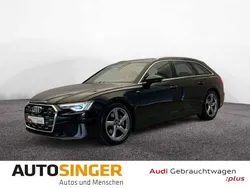 Mythosschwarz metallic Gebraucht 2024 Audi A6 S-Line Kombi | 58.770 €