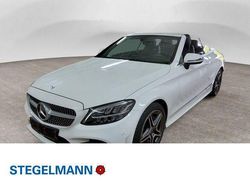 Polarweiss unilack Gebraucht 2019 Mercedes C180 AMG line Cabrio | 30.290 € (Fairer Preis)
