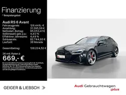Sebringschwarz kristalleffekt Gebraucht 2024 Audi RS6 Ambiente Kombi | 126.449 €