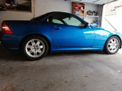 Blau Gebraucht 2000 Mercedes SLK230 Cabrio | 9.100 € (Etwas zu teuer)