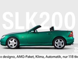 Designogrün metallic Gebraucht 1999 Mercedes SLK200 AMG Cabrio | 12.900 €