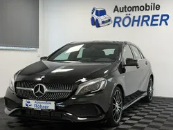 Schwarz Gebraucht 2017 Mercedes A180 AMG line Limousine | 15.990 € (Etwas zu teuer)