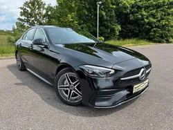 Schwarz Gebraucht 2022 Mercedes C300 AMG line Limousine | 35.450 € (Etwas zu teuer)