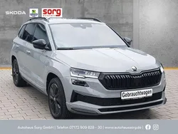 Grau Gebraucht 2022 Skoda Karoq SportLine SUV | 34.790 € (Etwas zu teuer)
