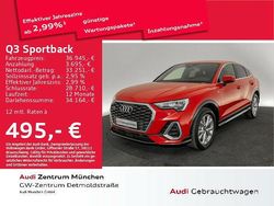 Tangorot metallic Gebraucht 2022 Audi Q3 Sportback S-Line SUV | 36.945 € (Fairer Preis)