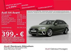 Distriktgrün metallic Gebraucht 2023 Audi A4 S-Line Kombi | 33.885 € (Guter Preis)