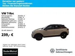 Ascotgrau/schwarz Gebraucht 2023 VW T-Roc Style SUV | 28.930 € (Fairer Preis)