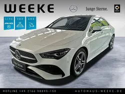 Weiß Gebraucht 2024 Mercedes CLA200 Advanced Plus Coupé | 38.479 € (Fairer Preis)