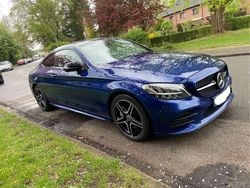 Blau Gebraucht 2019 Mercedes C300 AMG line Coupé | 23.500 € (Superpreis)