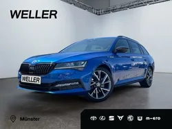 Blau Gebraucht 2023 Skoda Superb SportLine Kombi | 41.880 € (Superpreis)