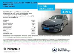 Mondsteingrau Gebraucht 2023 VW Passat Elegance Kombi | 29.906 € (Fairer Preis)