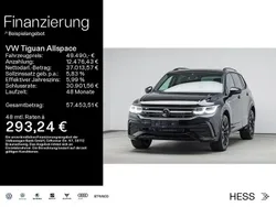 Schwarz Gebraucht 2025 VW Tiguan Allspace R-line SUV | 49.490 € (Teuer)