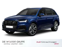 Blau (navarrablau metallic) Gebraucht 2024 Audi Q7 S-Line SUV | 65.440 € (Superpreis)