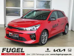 Signalrot met. Gebraucht 2023 Kia Rio GT-Line Limousine | 20.699 € (Fairer Preis)