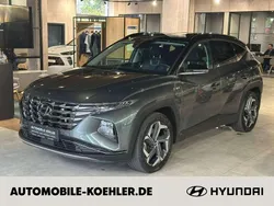 Amazon grey / phantom black / Gebraucht 2021 Hyundai Tucson Prime SUV | 25.500 € (Guter Preis)