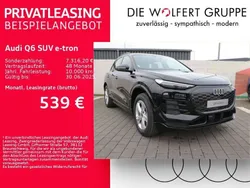 Mythosschwarz metallic Neu 2025 Audi Q6 e-tron Comfort SUV | 66.490 € (Guter Preis)