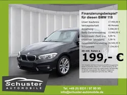 Schwarz Gebraucht 2018 BMW 118 Advantage Kleinwagen | 17.450 € (Guter Preis)