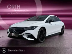 Manufaktur opalithweiß bright Gebraucht 2022 Mercedes EQE350 AMG line Limousine | 52.899 € (Etwas zu teuer)