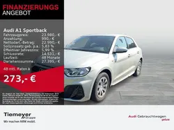 Silber Gebraucht 2024 Audi A1 Sportback S-Line Kleinwagen | 23.640 € (Fairer Preis)