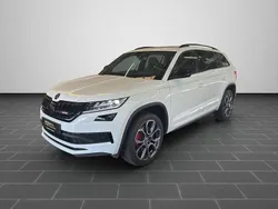 Moonweiß perleffekt Gebraucht 2021 Skoda Kodiaq RS SUV | 40.380 € (Etwas zu teuer)