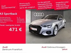 Florettsilber metallic Gebraucht 2024 Audi A3 Sportback e-tron Advanced Plus Limousine | 37.360 € (Teuer)