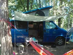 Blau Gebraucht 2000 VW T4 California Van | 16.000 € (Superpreis)