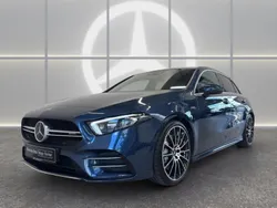 Blau Gebraucht 2022 Mercedes A35 AMG AMG Limousine | 38.960 € (Guter Preis)
